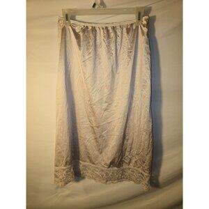 Womens Lacy Hem Beige Slip Shapewear Unbranded Size Large L